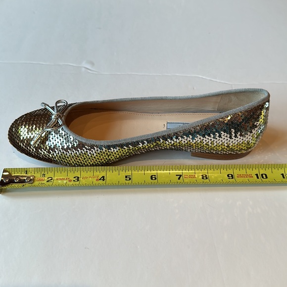 PRADA gold sequin flats, size 38 EU, VGC - Picture 12 of 14